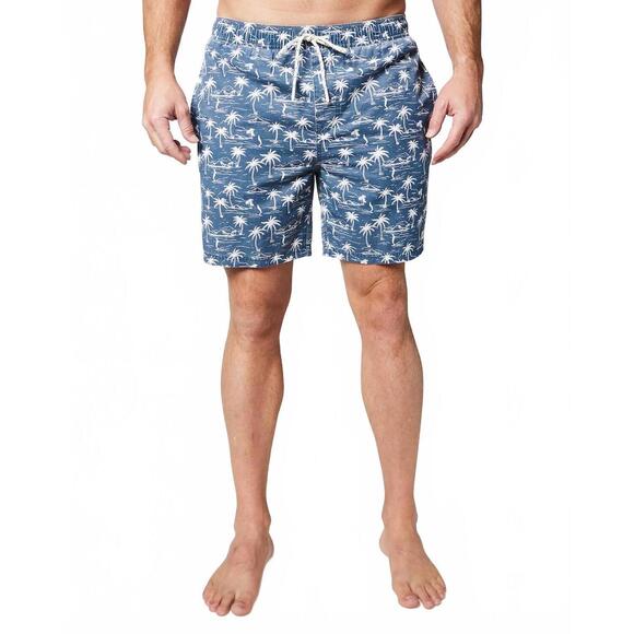 NEW TOES ON THE NOSE men's malibu volley swim trunk in ocean scenic